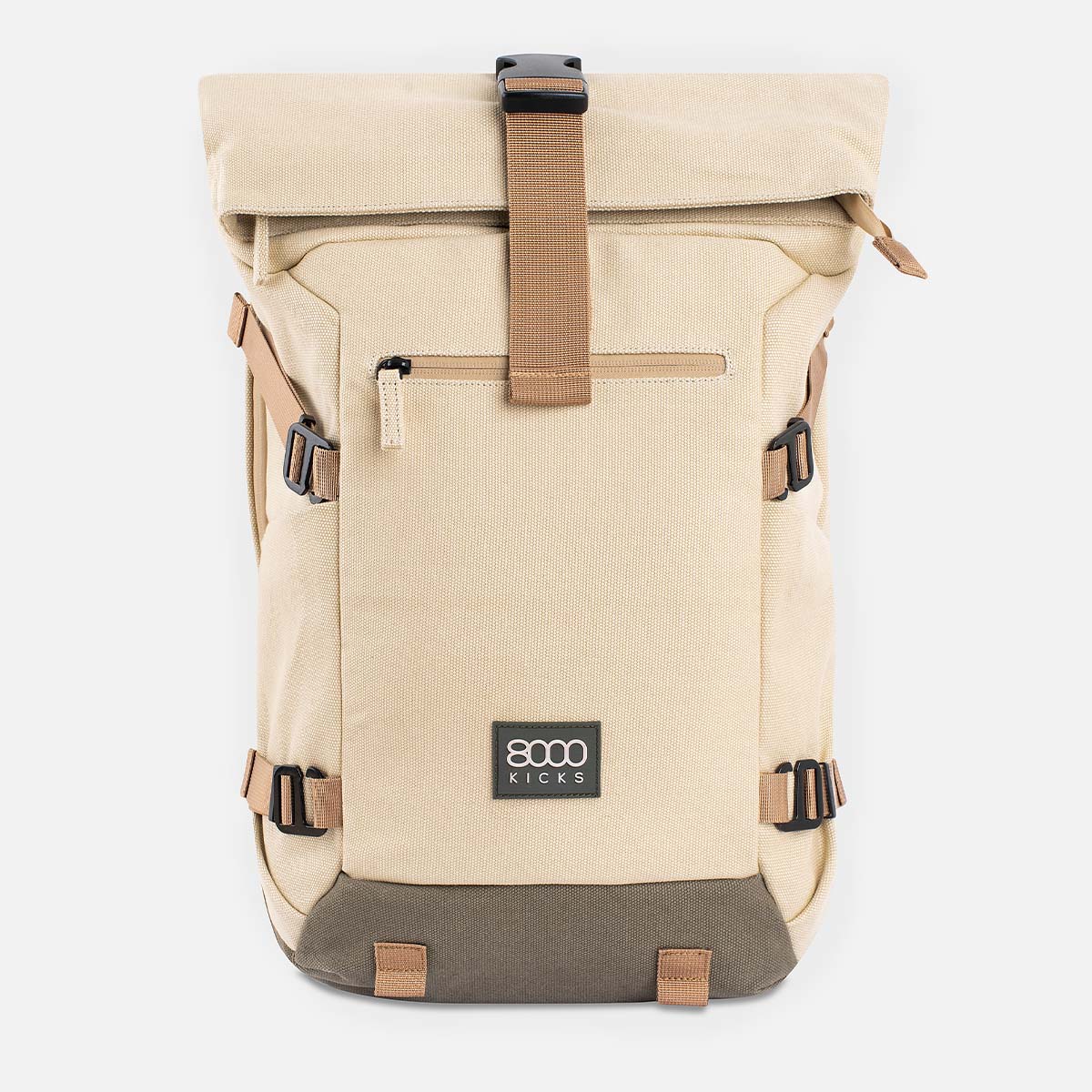 NOMAD backpack ベージュ&グリーン