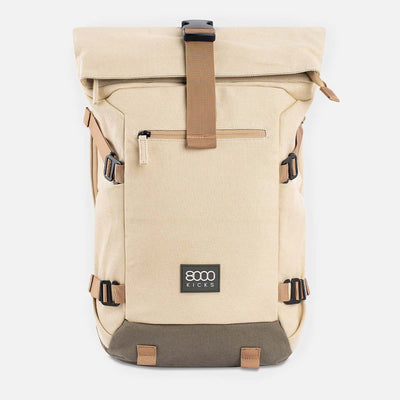 NOMAD backpack ベージュ&グリーン