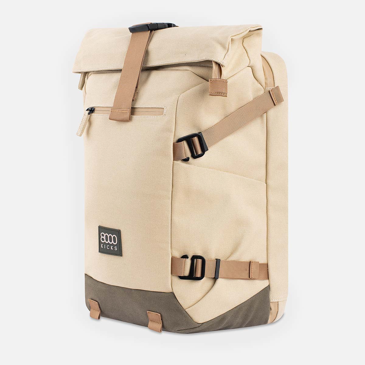 NOMAD backpack ベージュ&グリーン