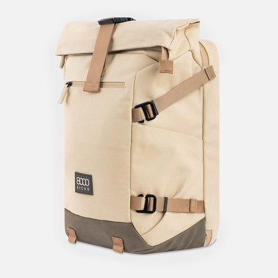 NOMAD backpack ベージュ&グリーン