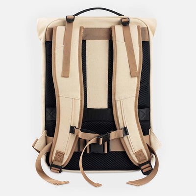 NOMAD backpack ベージュ&グリーン