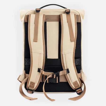 NOMAD backpack ベージュ&グリーン