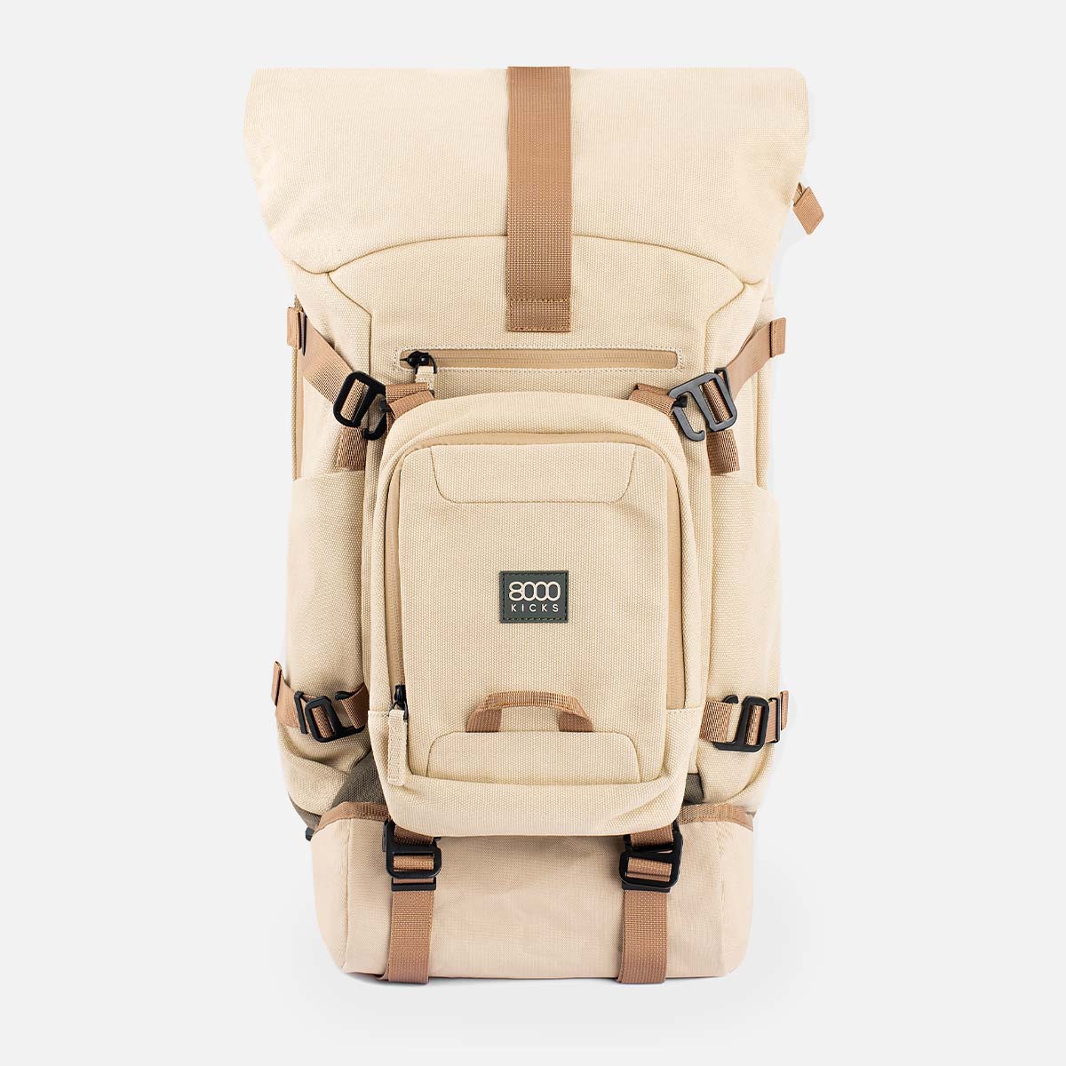 NOMAD backpack ベージュ&グリーン