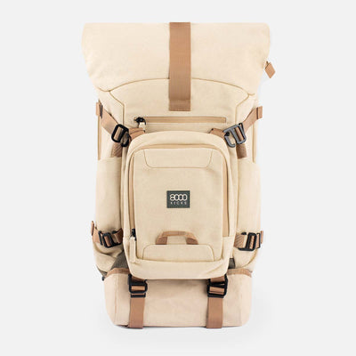 NOMAD backpack ベージュ&グリーン