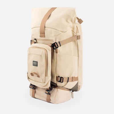 NOMAD backpack ベージュ&グリーン